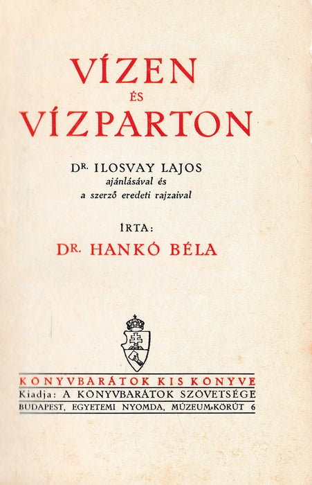 Vízen és vízparton - Oskola Antikvárium