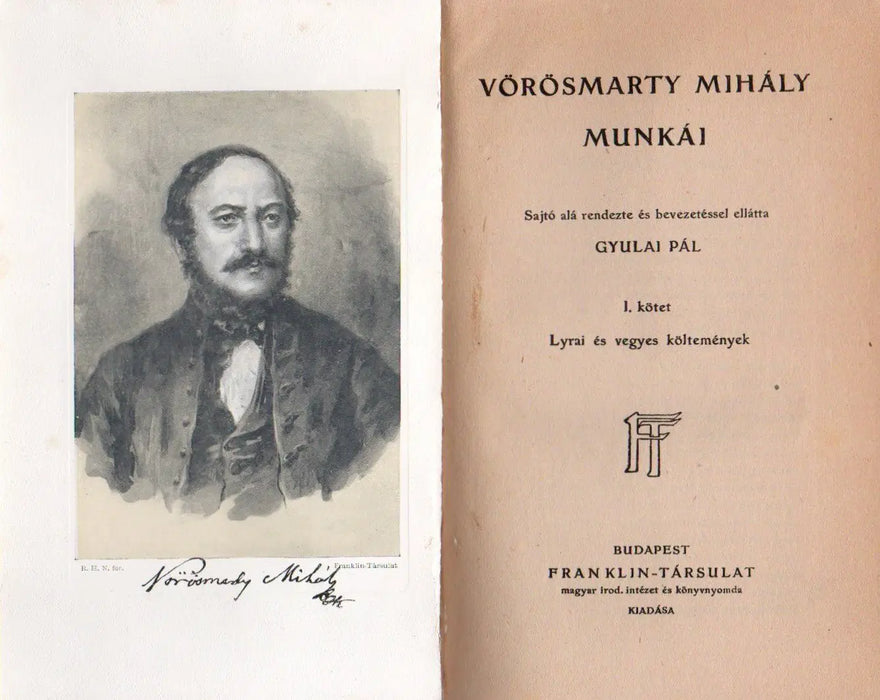 Vörösmarty Mihály munkái I - VI. - Oskola Antikvárium