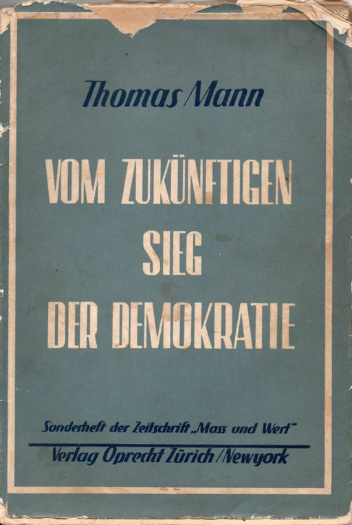 Vom zukünftigen Sieg der Demokratie - Oskola Antikvárium