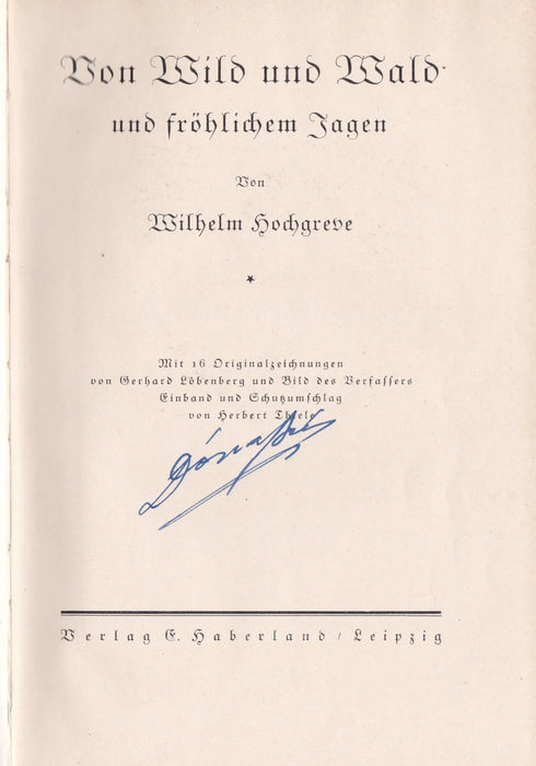 Von Wild und Wald und fröhlichem Jagen - Oskola Antikvárium