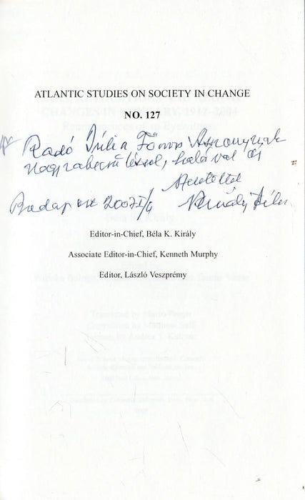 Wars, Revolutions and Regime Changes in Hungary, 1912 - 2004 - Oskola Antikvárium