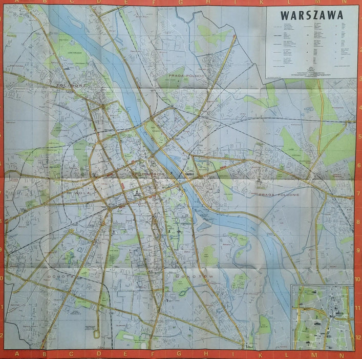 Warszawy Plan - Oskola Antikvárium