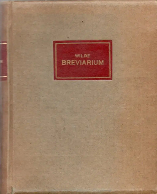 Wilde - breviárium - Oskola Antikvárium