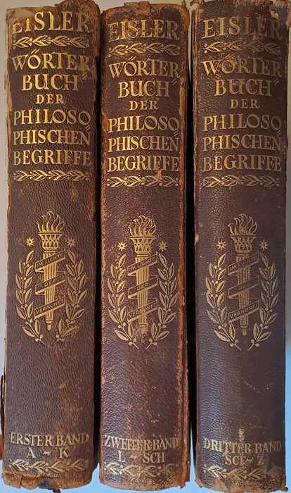 Wörterbuch der philosophischen Begriffe I - III. - Oskola Antikvárium