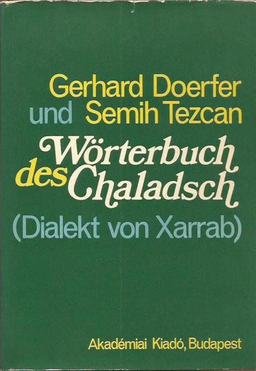 Wörterbuch des Chaladsch - Oskola Antikvárium