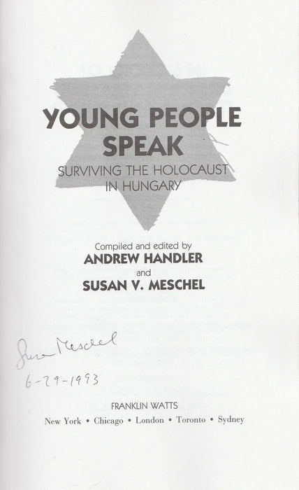 Young People Speak - Oskola Antikvárium