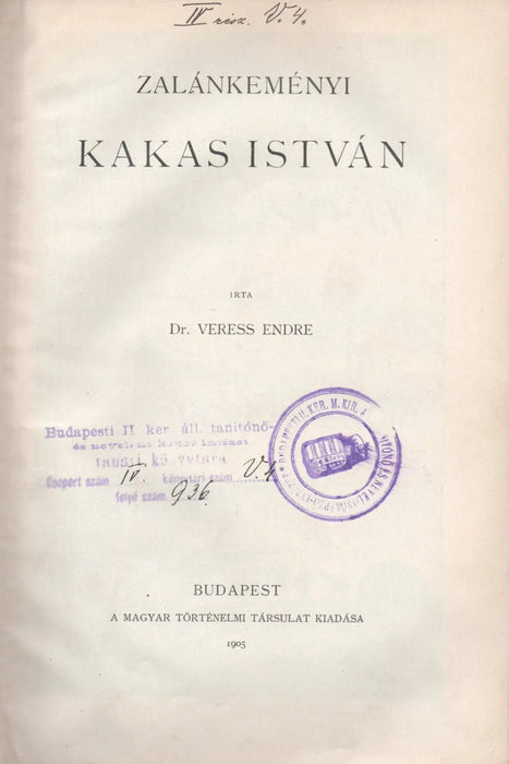 Zalánkeményi Kakas István - Ferenczy István élete és művei - Oskola Antikvárium