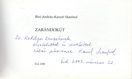Zarándokút - Oskola Antikvárium