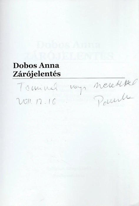 Zárójelentés - Oskola Antikvárium