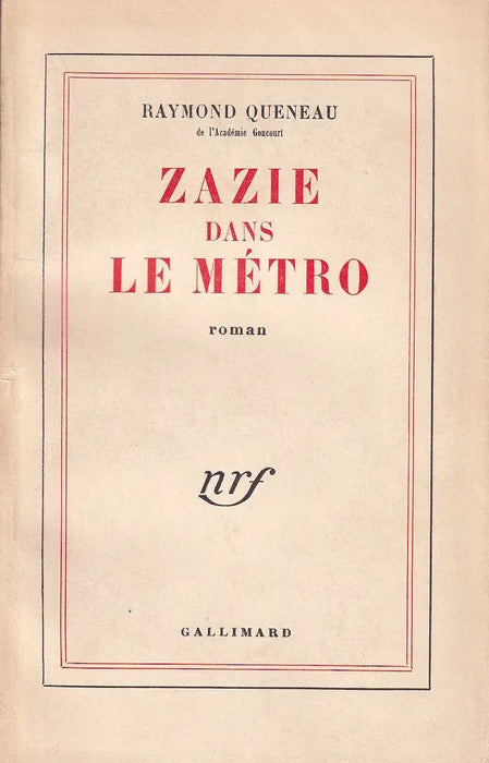 Zazie Dans Le Métro - Oskola Antikvárium