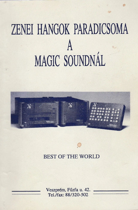 Zenei hangok paradicsoma a Magic Soundnál - Oskola Antikvárium