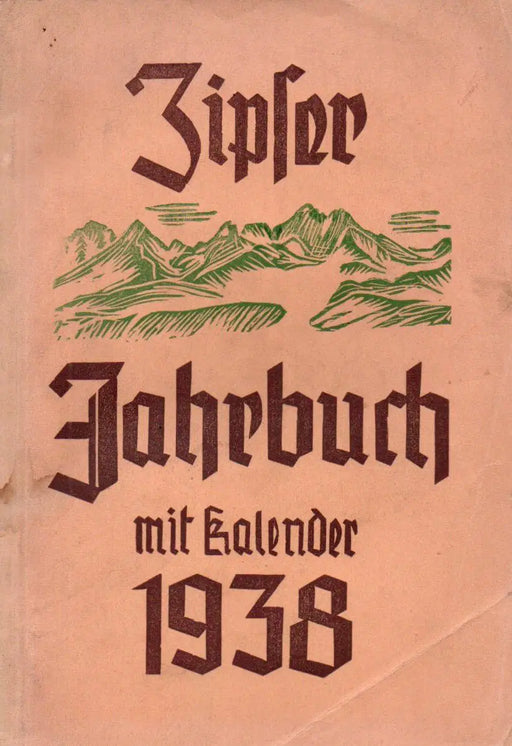Zipser Jahrbuch mit Kalender 1938 - Oskola Antikvárium
