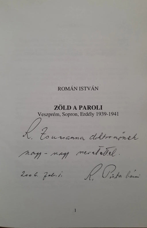 Zöld a paroli - Oskola Antikvárium