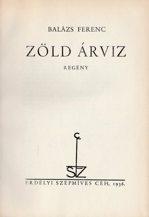 zold - arviz - Oskola Antikvárium