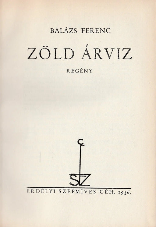 zold - arviz - Oskola Antikvárium