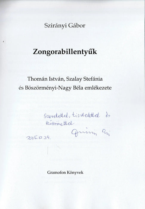 Zongorabillentyűk - Oskola Antikvárium