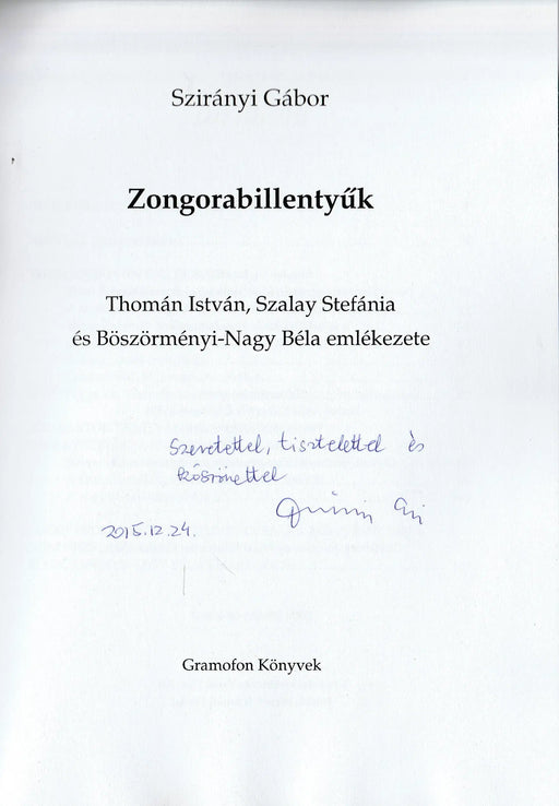 Zongorabillentyűk - Oskola Antikvárium