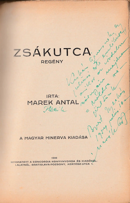 Zsákutca - Oskola Antikvárium