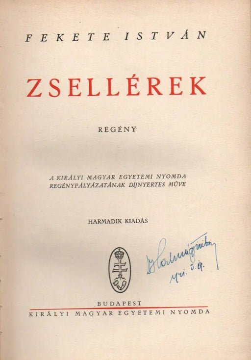 Zsellérek - Oskola Antikvárium