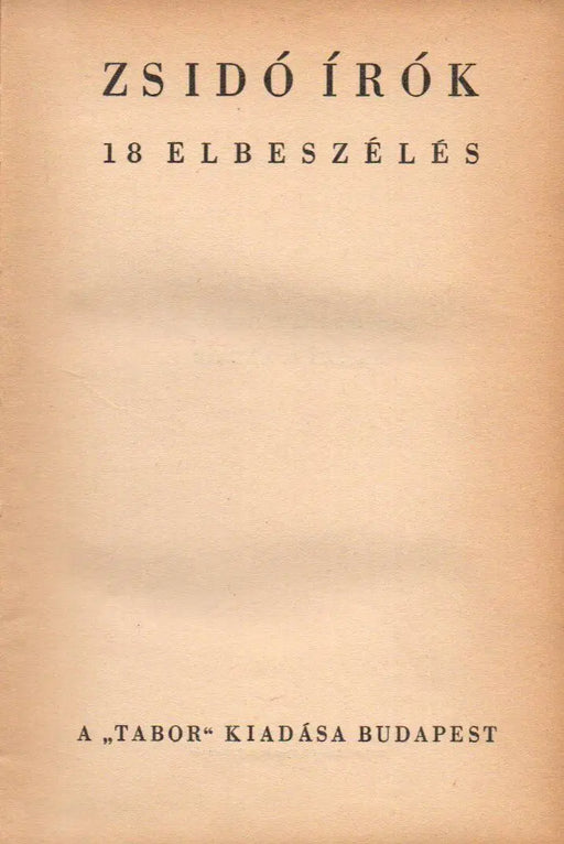 Zsidó írók - Oskola Antikvárium